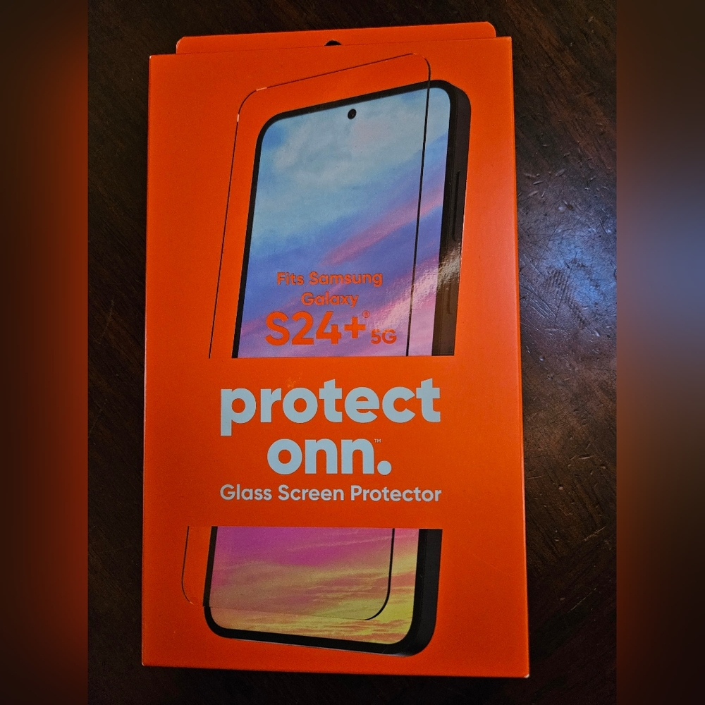 New On Running Glass Screen Protector for Samsung Galaxy S24+ 5G - Black